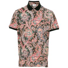 에트로 페이즐리 프린트 폴로 셔츠