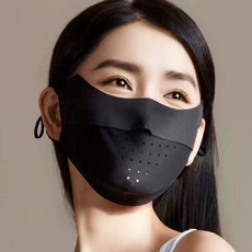 통풍 마스크 냉감 기미 숨쉬는마스크 귀편한 운동용 여름 안면 쿨 스포츠 자외선차단, 1개