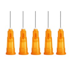 철공자 접착제 노즐 24G 공업용 주사기바늘 플라스틱바늘, 5세트