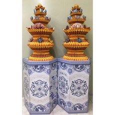 【姞肯多企業社】蓮花塔/蓮花寶塔/喪禮/紙紮, 蓮花塔（一對）,外送（限桃園）