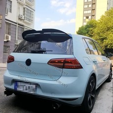 폭스바겐 골프 7 MK7 7.5 TSi GTI R 트렁크 립 스포일러 하이킥 리어 윙 바디 키트 13-18 호환, TSi FAKE CARBON