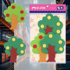 열매나무 펠트 10x12 3p 환경판꾸미기 학급게시판 환경게시판 교실환경판 게시판만들기 어린이집게시판