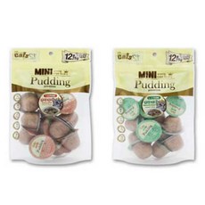 더캣츠 미니푸딩 연어 장어 연어 전복 고양이 간식, 300g, 2개, 300g