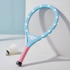 야외놀이 공원 빅민턴 LED 배드민턴 어린이 왕셔틀콕 라켓세트 가족운동 캠핑장, 1개, 1jsb 쿠루미