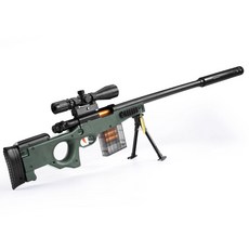 SUUNI 스펀지 질탄을 발사하는 탄피 배출 바렛 저격총, 1개, AWM