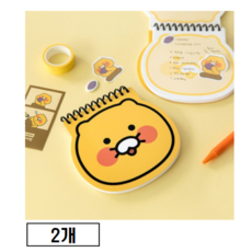 카카오프렌즈 춘식이 얼굴 수첩 2개, 단품