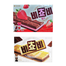 오리온 비쵸비 초코+딸기 세트, 6개, 125g