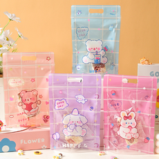 리틀제제 귀여운 캐릭터 지퍼백 봉투 간식 선물 구디백, 2번해피데이4종, 20매