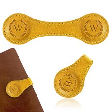 핸드메이드 맞춤형 가죽 자석 책갈피 - 26가지 알파벳 선택이 가능한 맞춤형 이니셜 레터 디자인 - 독자 책 애호가 여성 및 어린이를 위한 내구성 있는 책갈피