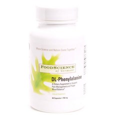 FOOD SCIENCE OF VERMONT DL-苯丙氨酸膠囊, 60顆, 1罐