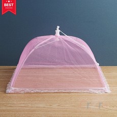 간편한 접이식 원터치 밥상보 식탁 음식 덮개 커버