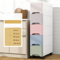 서랍형 수납장 욕실 다단 정리함, 1개