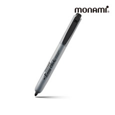[모나미]이지클릭유성매직 노크식, 블랙, 1개