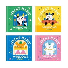 Wacky Magic Windows: Farm / Numbers / Vroom / Words (硬頁書)(共4本)/, 詳見詳細資訊
