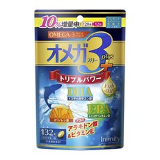 Infinity Omega-3魚油Plus&三重複方軟膠囊, 1包, 132顆