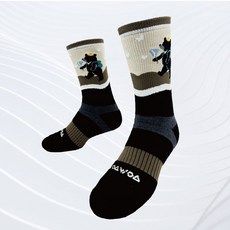 【熊愛】極致速乾美麗諾羊毛登山襪-高筒, 1個, 熊愛登山,M(22-24.5cm)