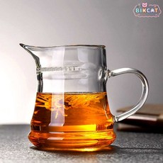 유리 숙우 브라이트 로하티 거름망 포함 미니 티포트 다도 도구 빅캣마켓