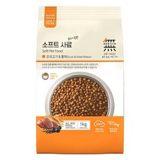 무마진 강아지 전연령용 소프트사료, 오리+황태, 1kg, 1개