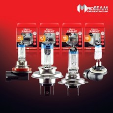 사안 엠프로빔 전조등 안개등 12V 3350K 순정색 2개 1세트 LED안개등, H8타입(1세트)