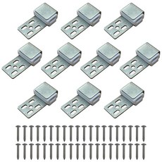 LXLVOUEG 소파 스프링 클립 10개 가구 덮개 스프링 클립 수리 키트 Ek 클립 S 클립 스프링 클립 의자 소파 교체 부품용 나사 40개 포함 구멍 5개 39.9, LXLVOUEG 소파 스프링 클립 10개, 가구 덮개