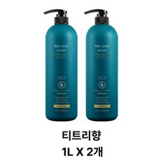 아브카 맥주효모 앤 비오틴 두피케어 탈모 기능성 샴푸, 2개, 1L