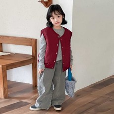 兒童棉馬甲外套 男女童寶寶外穿棉服坎肩背心