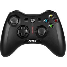 MSI Force GC30V2 무선 게이밍 컨트롤러 듀얼 진동 모터 연결 모드 교체 가능한 D패드 PC 및 Android와 호환 블랙, Black, 1_FORCE GC30 V2