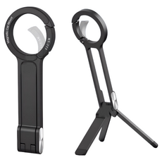 [登山扣設計 隨拆隨拍] 磁吸手機支架 magsafe 黑色 僅售支架, 1個, 黑色  僅售支架，不含配件