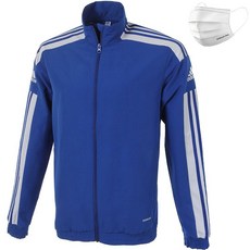 아디다스 트랙탑 우븐 져지 집업 츄리닝 자켓 SQ21 블루 남여공용 운동복 + ALS 마스크