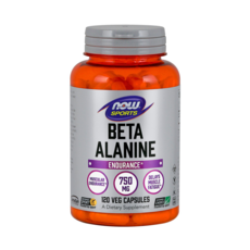 健而婷NOW BETA-丙氨酸素食膠囊750mg, 120 入, 1個
