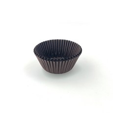 LIFETALK 防油紙蛋糕紙杯，耐高溫，小號烘焙模具，可愛卡通圖案，適用於杯子蛋糕, 1個, 攤開直徑9cm純咖色1000個