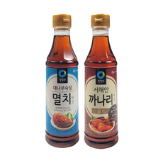 청정원 까나리액젓 골드 500g + 멸치액젓 일반 500g, 1세트, 1kg