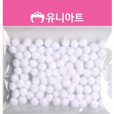 흰색 8mm 반짝이퐁퐁 1000 and99951nI