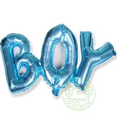 유니룸 보이 은박풍선 블루 풍선장식