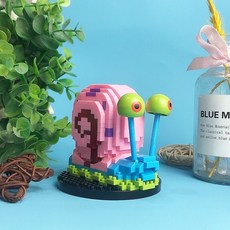 네모바지 스폰지밥 뚱이 나노블럭, 달팽이