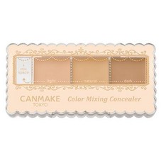 CANMAKE 井田 三色遮瑕盤 遮瑕膏 -3.9g (三色任選), 1個, 淺杏膚