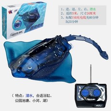 무선RC잠수함 RC보트 미니 수중 조종 드론 키덜트 선박, I. 진한 파란색, 1개