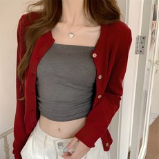 I'M MONG 女款 Limaro 日常圓領針織開襟衫