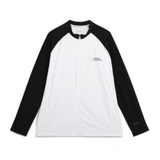 내셔널지오그래픽 NATIONALGEOGRAPHIC N242URG710 배색 집업 래쉬가드 WHITE N242URG710010 433866, 105