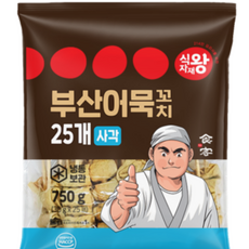 식자재왕 꼬치어묵 사각 750g, 1개