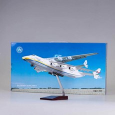 비행기 모형 1:200 수송기 완성품 인테리어 장식 금속 항공기, 1개, 1/200 AN225(수지)