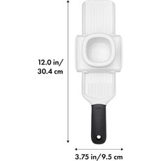 옥소 마늘 슬라이서 슬라이스 OXO 절단기 편썰, 1개, 단일 항목