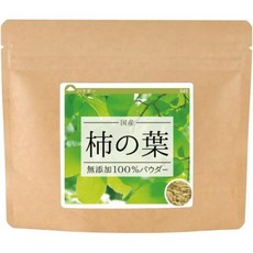 건강 야생 풀차 센터 일본산 100 감잎 가루 35온스100g 차, 100그램 (x 1), 100g, 1