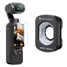 K&F DJI Osmo Pocket 3 / DJI Osmo Pocket 4용 자석식 광각 필터 (자석 부착 / 멀티 코팅 / 광학 유리), 1개, 단일