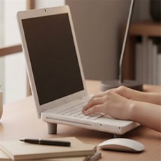 삼공 노트북 상승 받침대 4P 노트북쿨러거치대