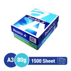 더블에이 80g A3 복사용지 1박스 (1500매), 1500개, A3용지