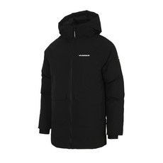 험머 유니섹스 H5 로고 방한 스포츠 패딩 블랙