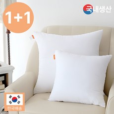 [에타홈] 1+1 지퍼형 쿠션솜 40x40, 단품