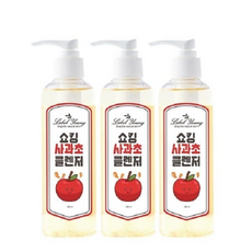 유분+피지+노폐물케어/문제성피부 약산성클렌징 쇼킹사과초클렌저, 3개