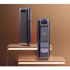 4K超清鏡頭 128G大容量錄音錄像機 180°旋轉高清夜視超長續航錄音筆, 基礎款【影音同步-紅外夜視】-無卡, 無